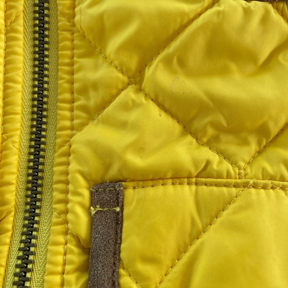 Ralph Lauren Equestrian Quilted Sport Jacket Bright Yellow - Picture 6 of 16